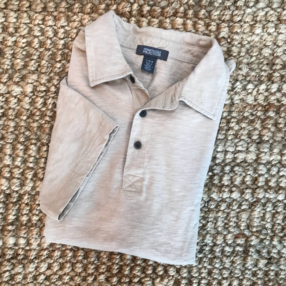 Kenneth Cole Reaction slub polo